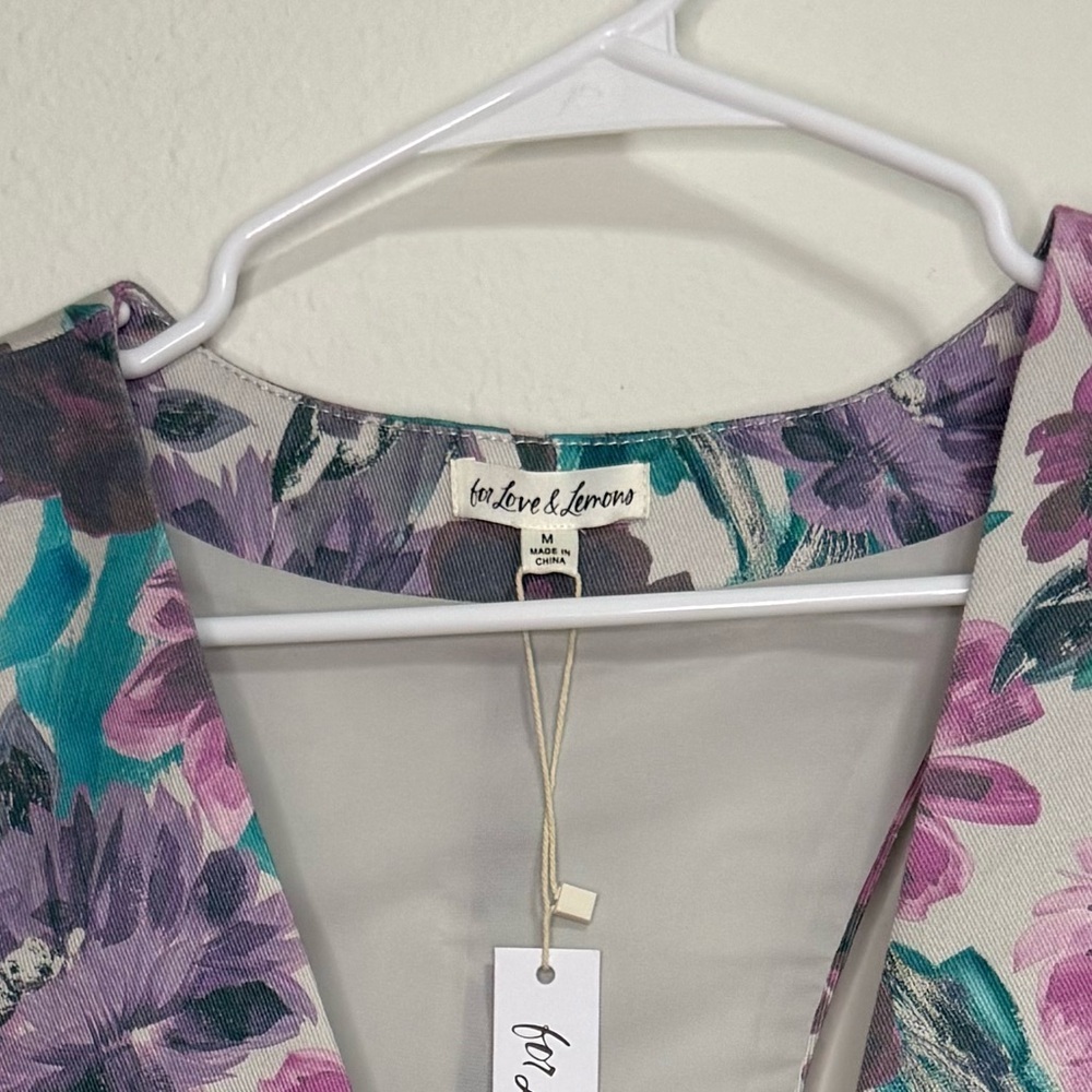 For Love And Lemons Tamara Floral Vest - Picture 3 of 3